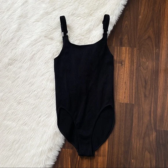 UO Out From Under Cindy Seamless Bodysuit Black - Picture 2 of 6